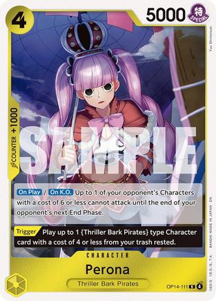 Perona - OP14-111 (OP14-111) - The Azure Sea's Seven Foil | Grognard Games