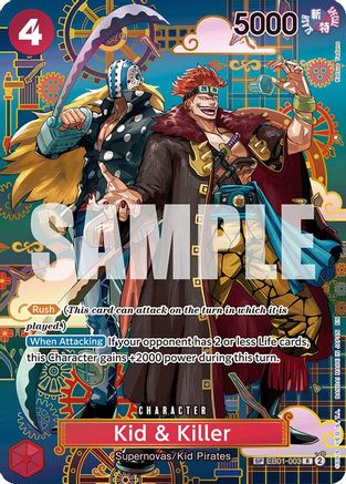 Kid & Killer - EB01-003 (SP) (EB01-003) - The Azure Sea's Seven Foil | Grognard Games