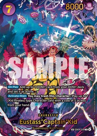 Eustass"Captain"Kid - EB04-039 (SP) (EB04-039) - The Azure Sea's Seven Foil | Grognard Games