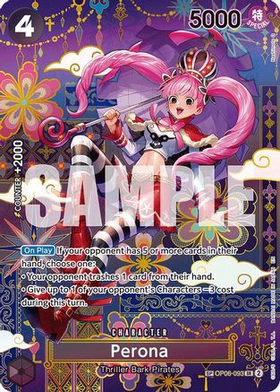 Perona - OP06-093 (SP) (OP06-093) - The Azure Sea's Seven Foil | Grognard Games