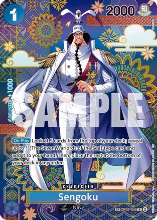 Sengoku - OP07-046 (SP) (OP07-046) - The Azure Sea's Seven Foil | Grognard Games