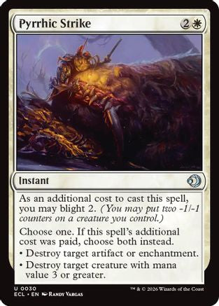 Pyrrhic Strike (ECL-030) - Lorwyn Eclipsed Foil | Grognard Games