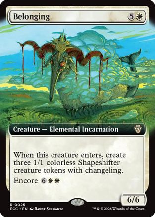 Belonging (Extended Art) (ECC-025) - Commander: Lorwyn Eclipsed | Grognard Games