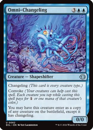 Omni-Changeling (ECL-062) - Lorwyn Eclipsed Foil | Grognard Games