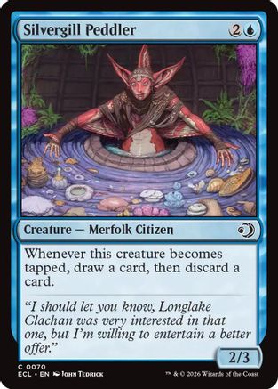 Silvergill Peddler (ECL-070) - Lorwyn Eclipsed Foil | Grognard Games