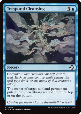 Temporal Cleansing (ECL-078) - Lorwyn Eclipsed Foil | Grognard Games