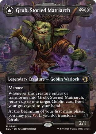 Grub, Storied Matriarch (Borderless) (ECL-289) - Lorwyn Eclipsed Foil | Grognard Games