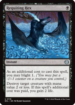 Requiting Hex (ECL-116) - Lorwyn Eclipsed Foil | Grognard Games