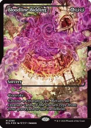 Bloodline Bidding (Showcase) (ECL-385) - Lorwyn Eclipsed Foil | Grognard Games