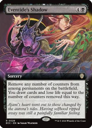 Eventide's Shadow (Extended Art) (ECC-028) - Commander: Lorwyn Eclipsed | Grognard Games