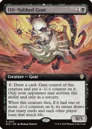 Oft-Nabbed Goat (Extended Art) (ECC-031) - Commander: Lorwyn Eclipsed | Grognard Games