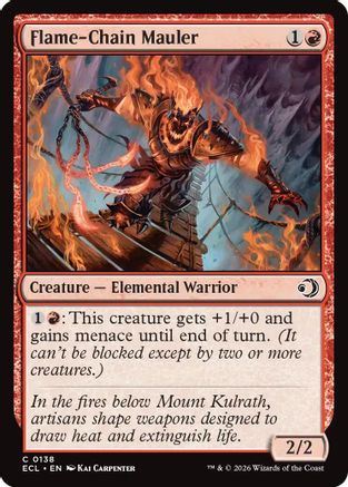 Flame-Chain Mauler (ECL-138) - Lorwyn Eclipsed | Grognard Games