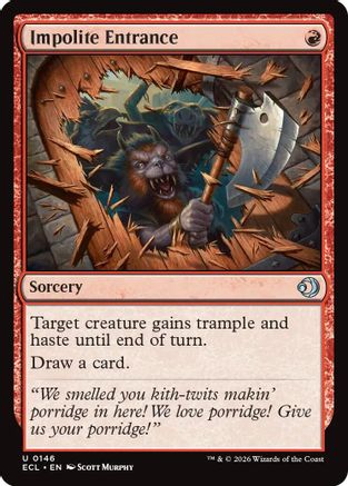 Impolite Entrance (ECL-146) - Lorwyn Eclipsed Foil | Grognard Games