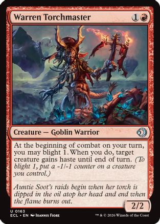 Warren Torchmaster (ECL-163) - Lorwyn Eclipsed Foil | Grognard Games