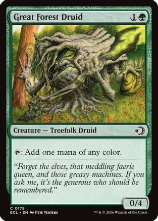 Great Forest Druid (ECL-178) - Lorwyn Eclipsed Foil | Grognard Games