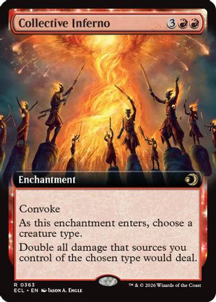 Collective Inferno (Extended Art) (ECL-363) - Lorwyn Eclipsed Foil | Grognard Games