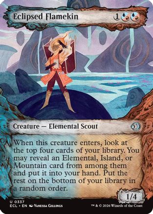 Eclipsed Flamekin (Showcase) (ECL-337) - Lorwyn Eclipsed Foil | Grognard Games