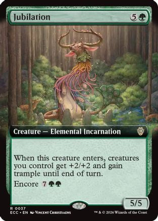 Jubilation (Extended Art) (ECC-037) - Commander: Lorwyn Eclipsed Foil | Grognard Games