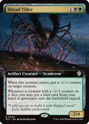 Dread Tiller (Extended Art) (ECC-040) - Commander: Lorwyn Eclipsed | Grognard Games