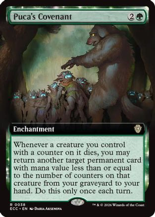 Puca's Covenant (Extended Art) (ECC-038) - Commander: Lorwyn Eclipsed Foil | Grognard Games