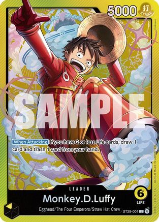Monkey.D.Luffy (001) (ST29-001) - Starter Deck 29: Egghead Foil | Grognard Games