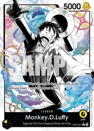Monkey.D.Luffy (001) (Parallel) (ST29-001) - Starter Deck 29: Egghead Foil | Grognard Games