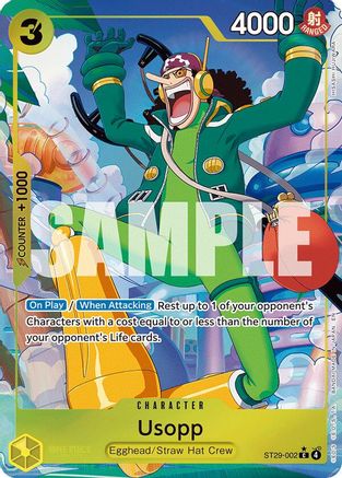 Usopp (Full Art) (ST29-002) - Starter Deck 29: Egghead Foil | Grognard Games