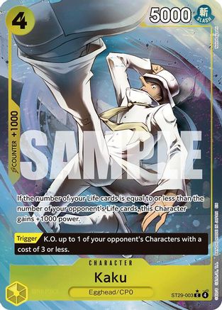 Kaku (Full Art) (ST29-003) - Starter Deck 29: Egghead Foil | Grognard Games