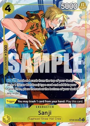 Sanji (Full Art) (ST29-004) - Starter Deck 29: Egghead Foil | Grognard Games