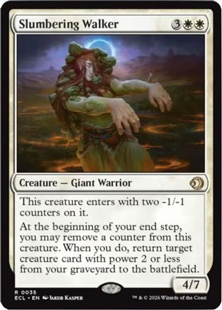 Slumbering Walker (ECL-035) - Lorwyn Eclipsed Foil | Grognard Games