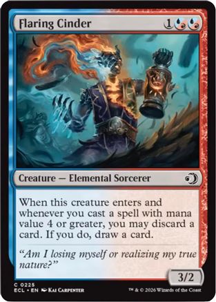 Flaring Cinder (ECL-225) - Lorwyn Eclipsed Foil | Grognard Games