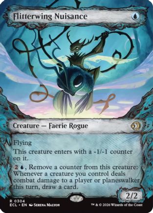 Flitterwing Nuisance (Showcase) (ECL-304) - Lorwyn Eclipsed Foil | Grognard Games