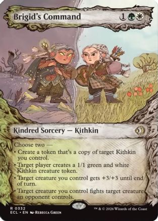 Brigid's Command (Showcase) (ECL-332) - Lorwyn Eclipsed Foil | Grognard Games
