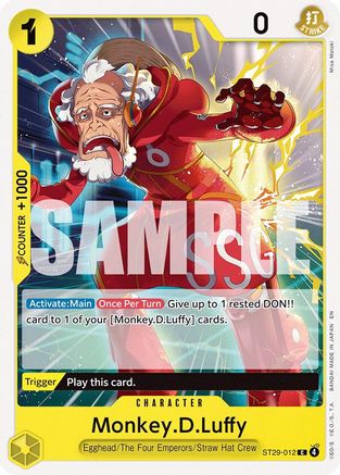 Monkey.D.Luffy (012) (ST29-012) - Starter Deck 29: Egghead | Grognard Games