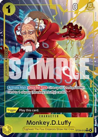 Monkey.D.Luffy (012) (Full Art) (ST29-012) - Starter Deck 29: Egghead Foil | Grognard Games