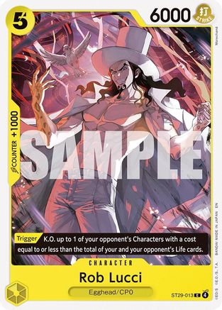Rob Lucci (ST29-013) - Starter Deck 29: Egghead | Grognard Games