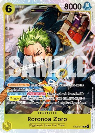 Roronoa Zoro (ST29-014) - Starter Deck 29: Egghead Foil | Grognard Games