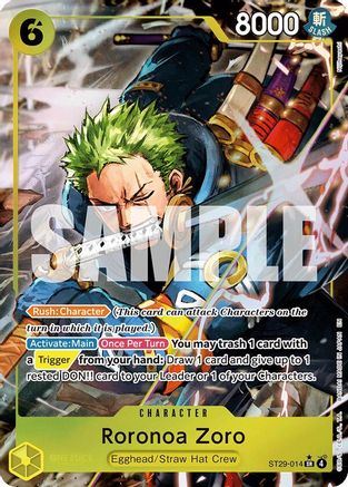 Roronoa Zoro (Full Art) (ST29-014) - Starter Deck 29: Egghead Foil | Grognard Games