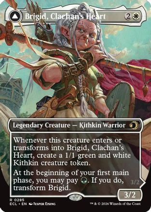 Brigid, Clachan's Heart (Borderless) (ECL-285) - Lorwyn Eclipsed Foil | Grognard Games
