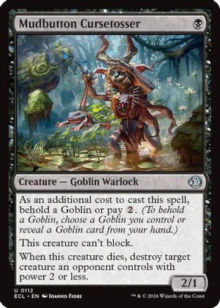 Mudbutton Cursetosser (ECL-112) - Lorwyn Eclipsed Foil | Grognard Games