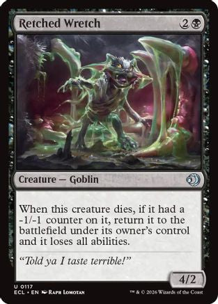 Retched Wretch (ECL-117) - Lorwyn Eclipsed Foil | Grognard Games