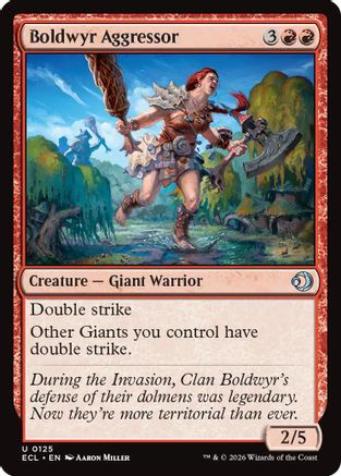 Boldwyr Aggressor (ECL-125) - Lorwyn Eclipsed | Grognard Games