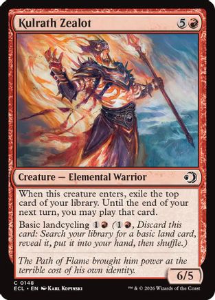 Kulrath Zealot (ECL-148) - Lorwyn Eclipsed Foil | Grognard Games