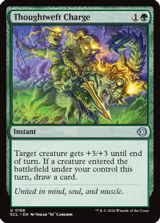 Thoughtweft Charge (ECL-198) - Lorwyn Eclipsed Foil | Grognard Games