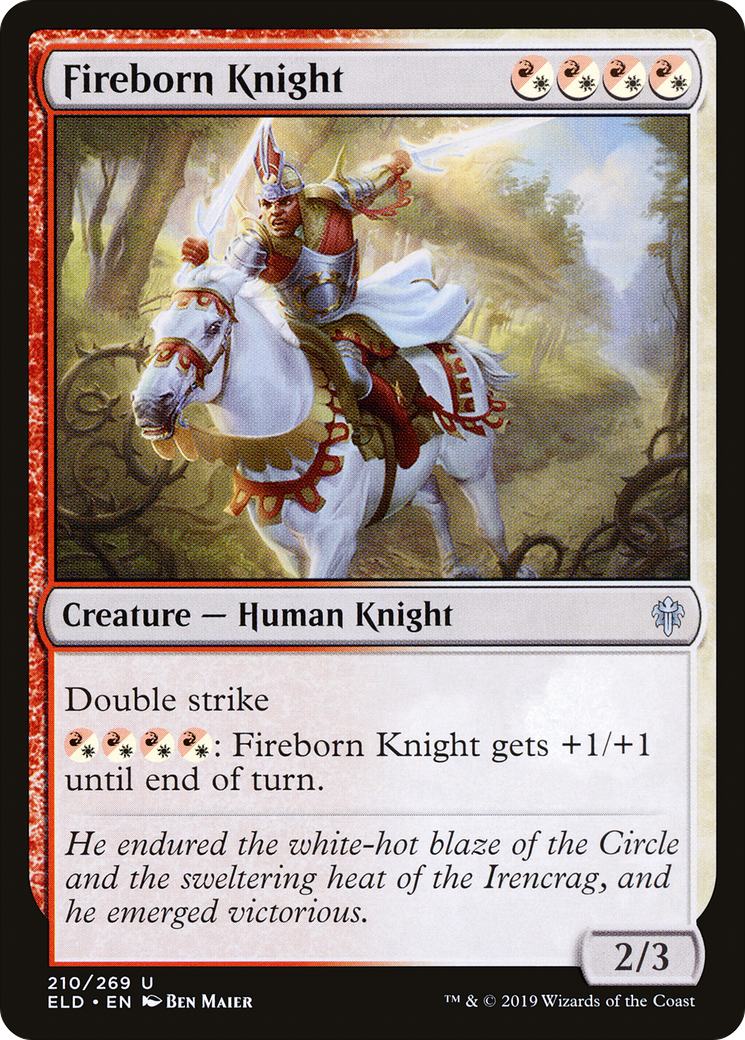 Fireborn Knight [Throne of Eldraine] | Grognard Games
