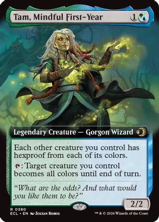 Tam, Mindful First-Year (Extended Art) (ECL-380) - Lorwyn Eclipsed | Grognard Games