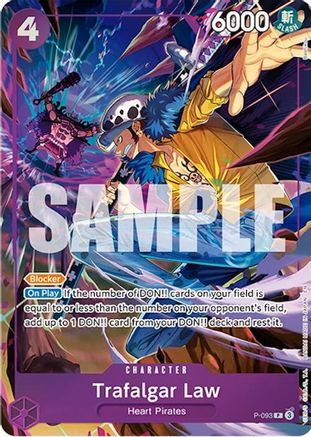 Trafalgar Law (Illustration Box Vol.6) (P-093) - One Piece Promotion Cards Foil | Grognard Games