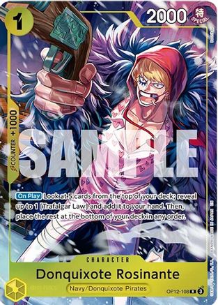 Donquixote Rosinante (Illustration Box Vol.6) (OP12-108) - One Piece Promotion Cards Foil | Grognard Games