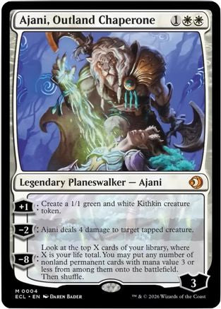Ajani, Outland Chaperone (ECL-004) - Lorwyn Eclipsed | Grognard Games