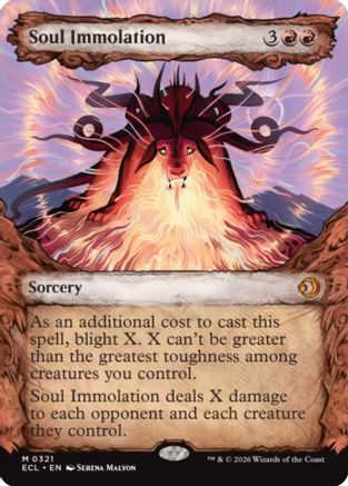 Soul Immolation (Showcase) (ECL-321) - Lorwyn Eclipsed | Grognard Games